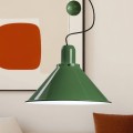 zielona lampa wisząca z płynną regulacją wysokości TAR Reflex Stozek GREEN
