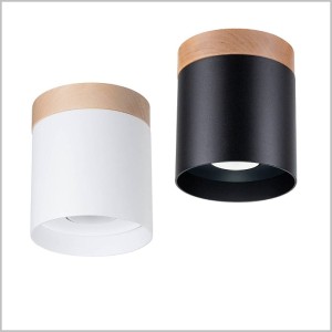RIF plafon drewno-metal 1xGU10 Sollux