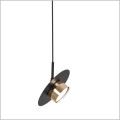 czarna lampa wisząca z ruchomą głowicą 18 cm Kaja BURGAS K-5455