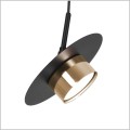 czarno złota lampa wisząca 18 cm Kaja BURGAS K-5455