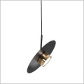 czarna lampa wisząca z ruchomą główką 25 cm Kaja BURGAS K-5456
