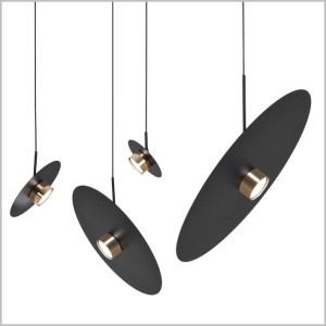 BURGAS designerskie lampy wiszące z ruchomym kloszem 1 x GX53 Kaja