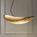 designerska lampa LED ze sklejki lotniczej TAR Zeppelin góra-dół