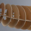 lampa wisząca ruchoma drewniana Zeppelin Elastic TAR