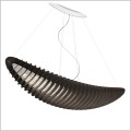 Zeppelin Led L czarna lampa wisząca 150 cm biała podsufitka TAR