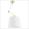 ruchoma lampa wisząca mosiądz polerowany ZAKYNTOS PLUS Argon 4895