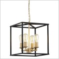czarno złota lampa wisząca w stylu vintage Argon MONZANO 1824