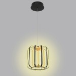 XARA 22 cm czarno złota nowoczesna lampa wisząca LED ściemnialna Aviano