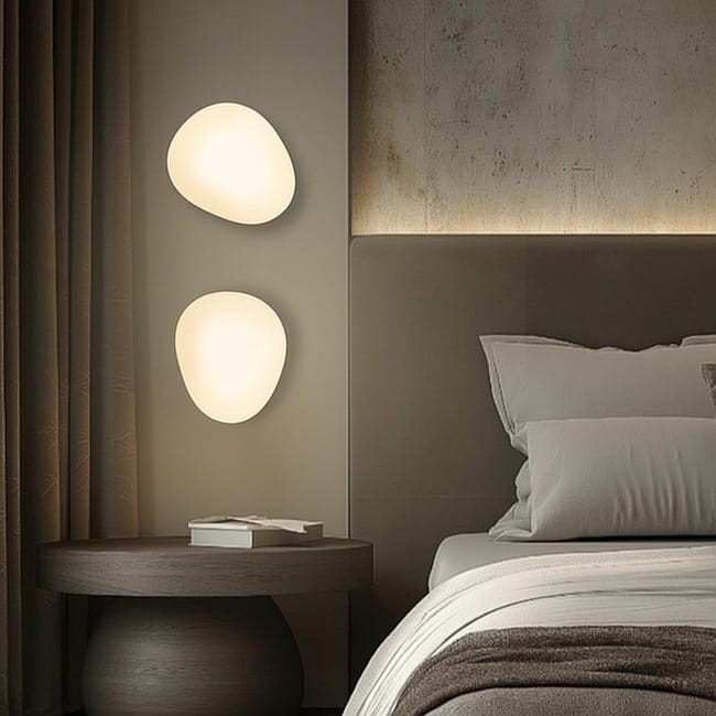 Candellux STONES 31-35196 szklany kinkiet w kształcie kamienia