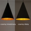czarne lampy wiszące średnica 35 cm Sigma Vesuvio S