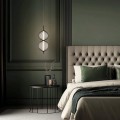 czarna ażurowa lampa wisząca do sypialni Candellux PUMA 442730