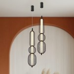 PUMA LED 15W czarna designerska lampa wisząca Candellux