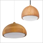 ACORN OLCHA lampa wisząca z naturalnego drewna 1 x E27 Hellux
