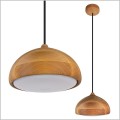 drewniana lampa czarny 23 cm przewód tekstylny ACORN II Hellux 8550233
