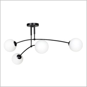 PREGOS nowoczesna lampa sufitowa 4 białe kule Emibig
