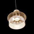 lampa wisząca szkło i mosiądz SIGNATURE A MAXlight P0601