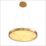 ALCHEMY LED lampa wisząca z alabastru Step into Design