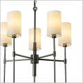 lampa wisząca 5 x E14 DARLING Step into Design ST-9501-5 BLACK
