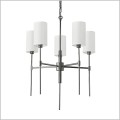 pięciopłomienna czarna lampa wisząca DARLING Step into Design ST-9501-5 BLACK