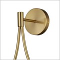 mosiężny kinkiet do przedpokoju DROP Step into Design ST-F079 gold