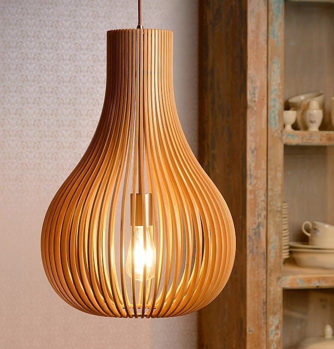 lampa wisząca w stylu skandynawskim BODO Lucide 01400/38/72