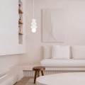 biała szklana lampa wisząca ORLANDO PLUS Argon 8785