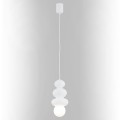 biała szklana lampa wisząca ORLANDO PLUS Argon 8785