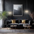 szklane lampy wiszące do salonu VASO 2 AMBER Milagro ML1399