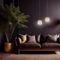 lampy wiszące do salonu VASO 1 AMBER Milagro ML1402