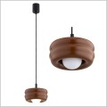 nowoczesna lampa wisząca ze szkła TEVO terakota Argon 8817