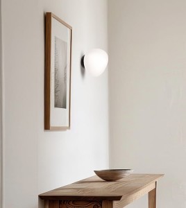 STONES 30 cm nowoczesny kinkiet lub plafon nieregularny biały klosz 1xE27 Candellux