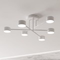 biała sześciopunktowa lampa sufitowa HALO 6 WHITE Emibig 1356/6