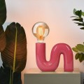 różowa designerska lampa POP SERPENT Lyoma LX23818