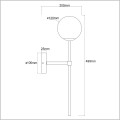 Light Prestige kinkiet IP44 49cm PIRULETA LP-008/1W
