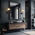 czarne kinkiety do łazienki PIRULETA LP-008/1W BK Light Prestige