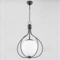 industrialna czarna lampa wisząca REMI Alfa 60668
