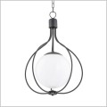 czarno biała lampa wisząca REMI Alfa 60668