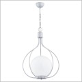 szara lampa wisząca do przedpokoju REMI GREY Alfa 60637