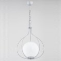 szara lampa wisząca 1xE27 REMI GREY Alfa 60637