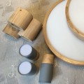 Candellux TUBA Szaro-Drewniana zestawienie z lampami drewnianymi