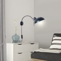 czarny kinkiet nastawny z kablem i wtyczką Candellux NORA 21-53602