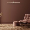 złoty minimalistyczny kinkiet LED do salonu MODERN-SLIM Light Prestige LP-777/1W L GD