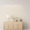 minimalistyczny biały kinkiet LED do salonu MODERN-SLIM Light Prestige LP-777/1W L WH