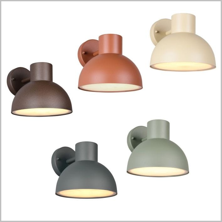 Trio Lighting kolorowe kinkiety elewacyjne IP44 ELBE