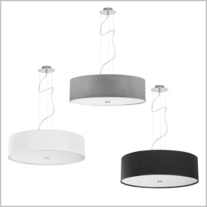 VIVIANE III lampa wisząca abażur 63 cm szklana osłona 3xE27 Nowodvorski