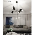 nowoczesny czarny żyrandol czteropłomienny Idea 4 Black Emibig Lighting 792/4