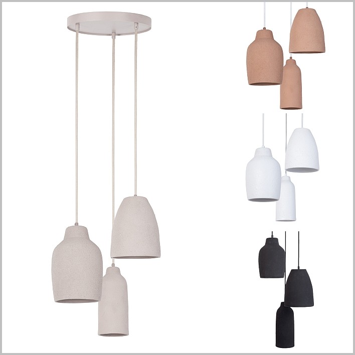 Sigma ceramiczne lampy wiszące NORA 3