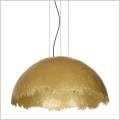 złota lampa wisząca Luminex COMPO 1631