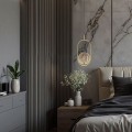 lampa wisząca w kolorze mosiądzu do salonu Candellux 31-44099