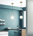lampy wiszące nad stół złoto i biel Cordel Candellux 31-73457